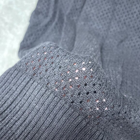 Beautiful By Lawrence Zarian Floral Knit Black Sweater XXS Cotton Blend a1557 - Picture 7 of 8